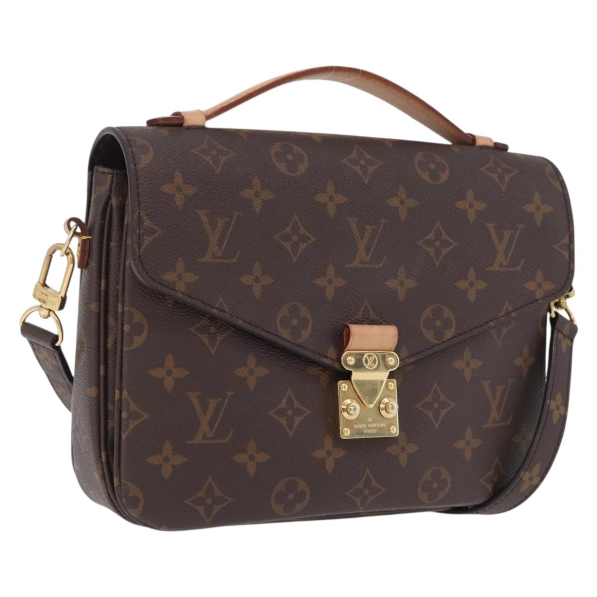 LOUIS VUITTON Monogram Pochette Metis MM Hand Bag M44875 LV Auth ep16624V