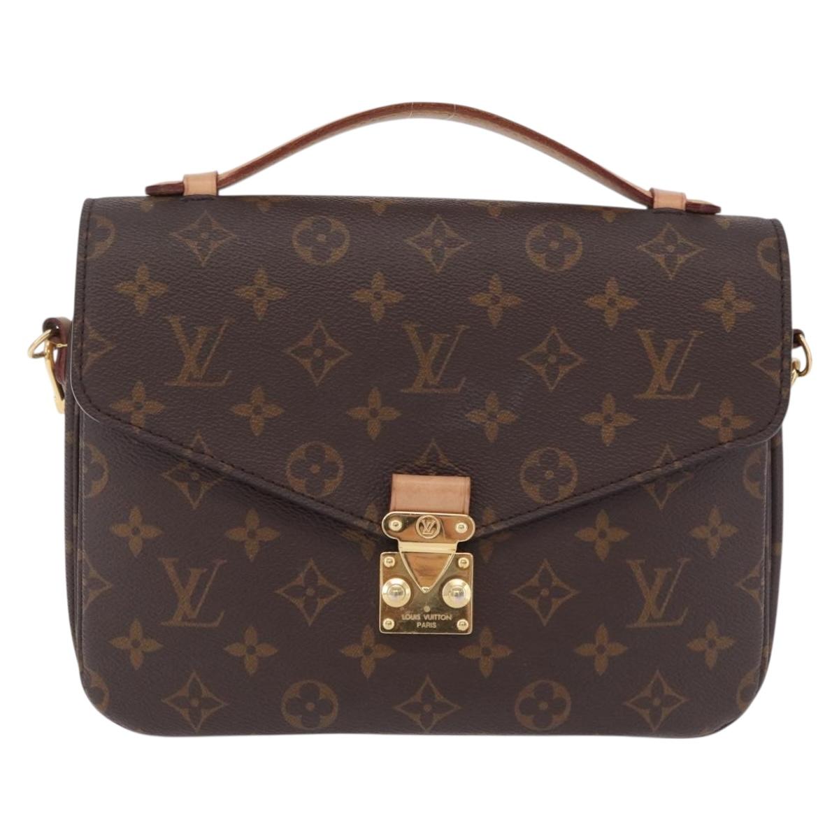 LOUIS VUITTON Monogram Pochette Metis MM Hand Bag M44875 LV Auth ep16624V