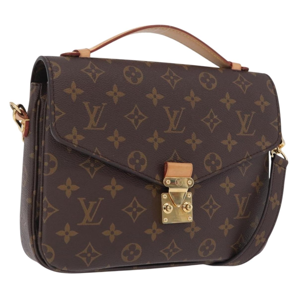LOUIS VUITTON Monogram Pochette Metis MM Hand Bag M44875 LV Auth ep16625M