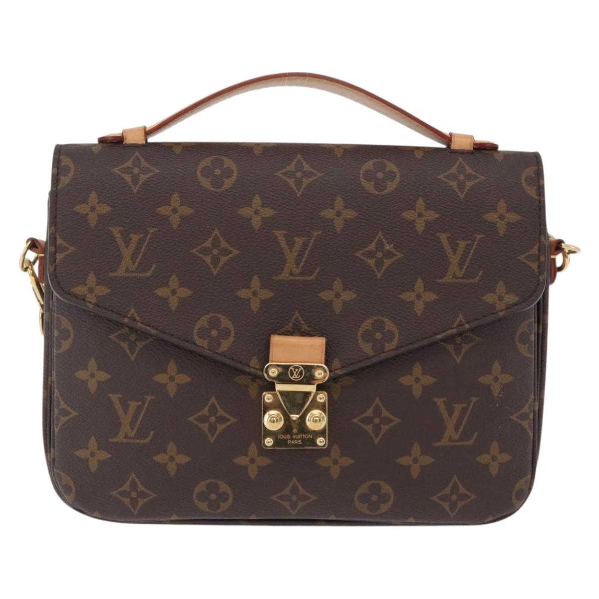 LOUIS VUITTON Monogram Pochette Metis MM Hand Bag M44875 LV Auth ep16625M