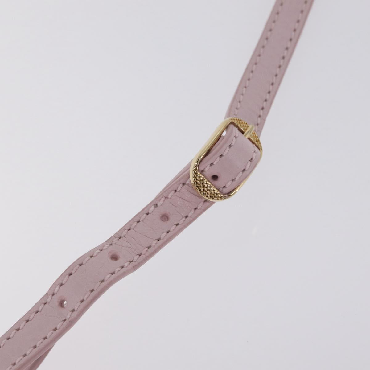 Balenciaga Giant Envelope Shoulder Bag Leather Pink Gold 327079 Auth ep16635M