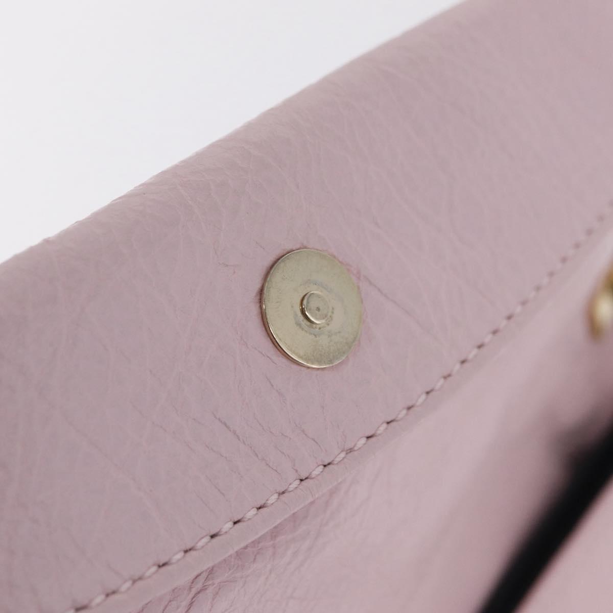 Balenciaga Giant Envelope Shoulder Bag Leather Pink Gold 327079 Auth ep16635M