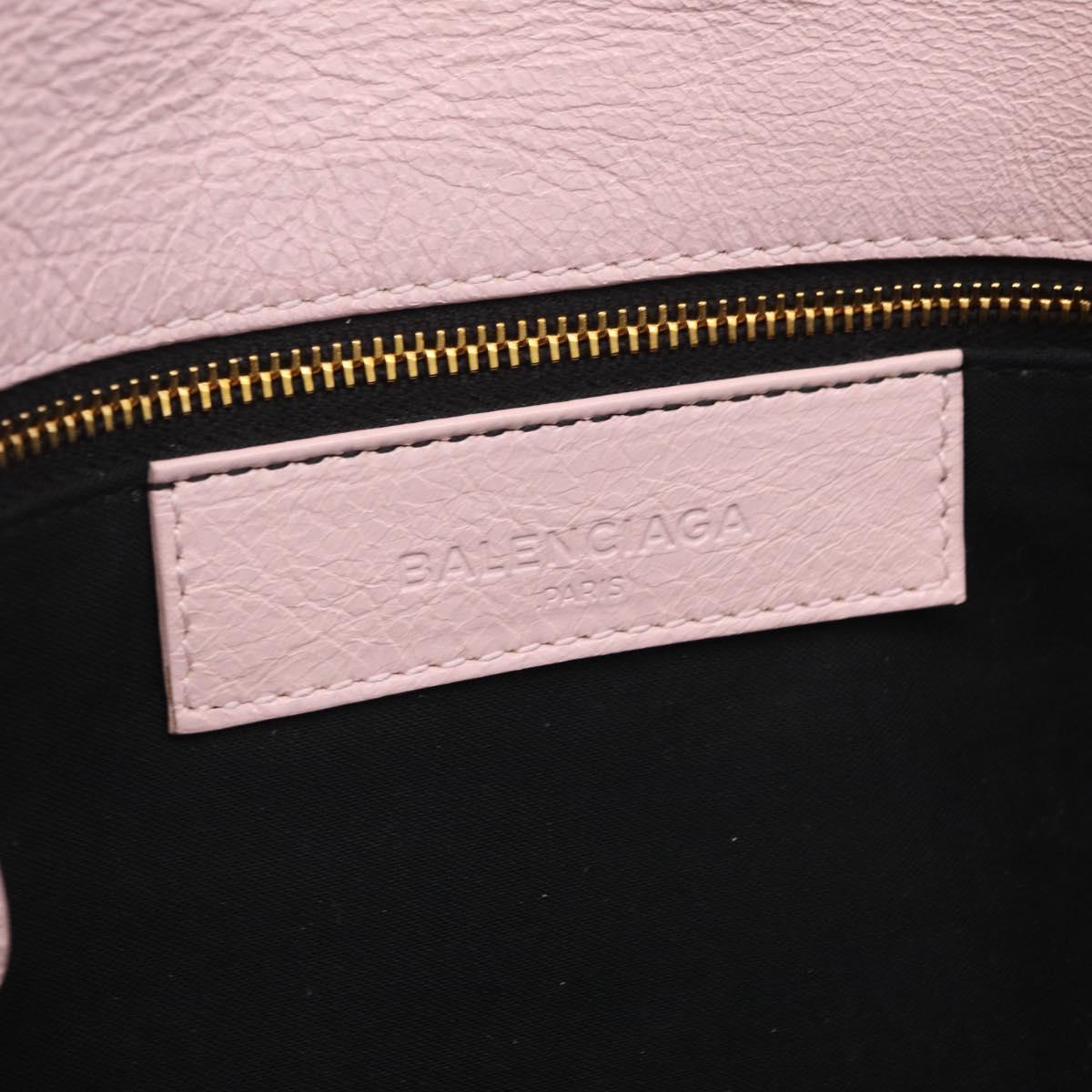 Balenciaga Giant Envelope Shoulder Bag Leather Pink Gold 327079 Auth ep16635M