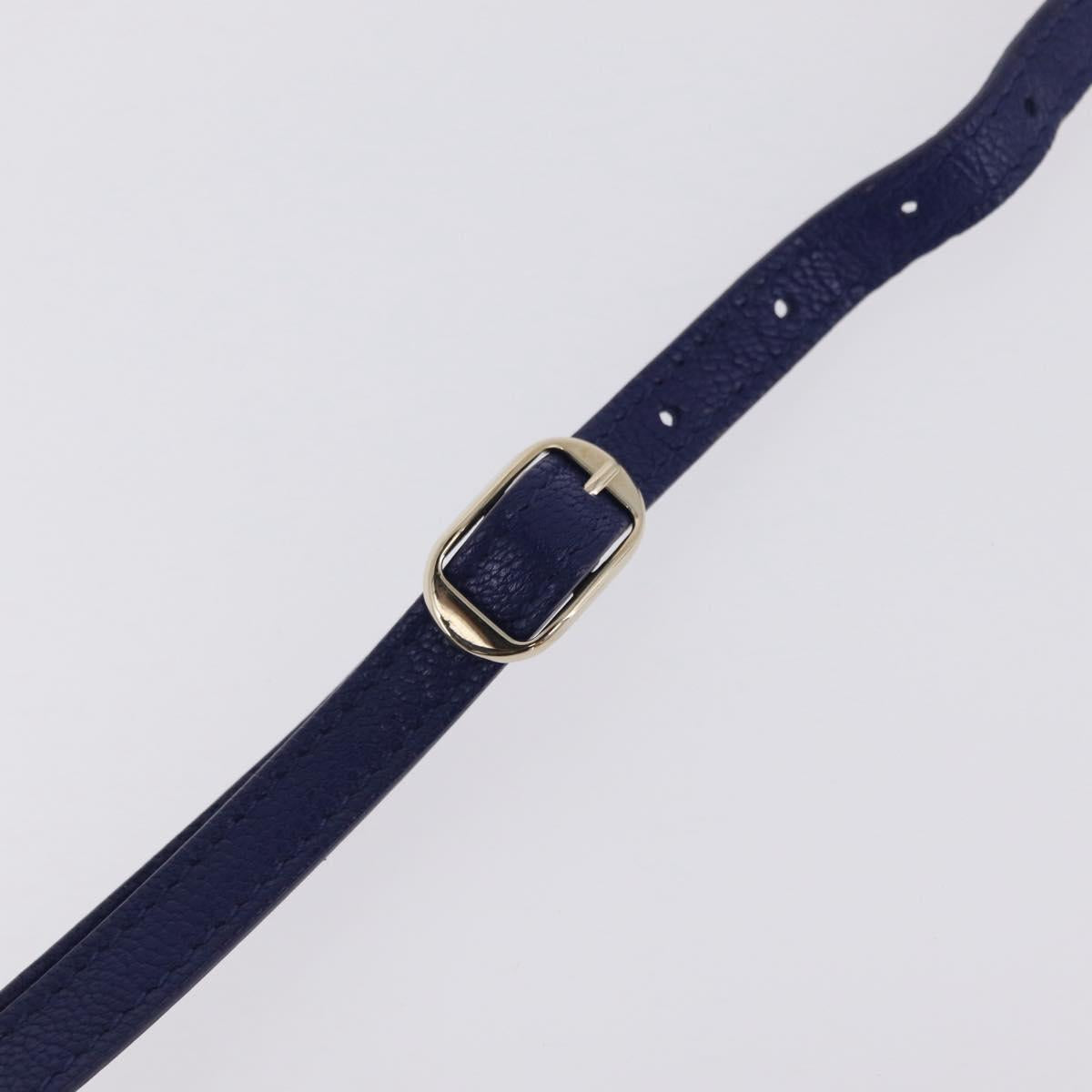 Balenciaga Classic Envelope Shoulder Bag Leather Blue 319376 Auth ep16636M