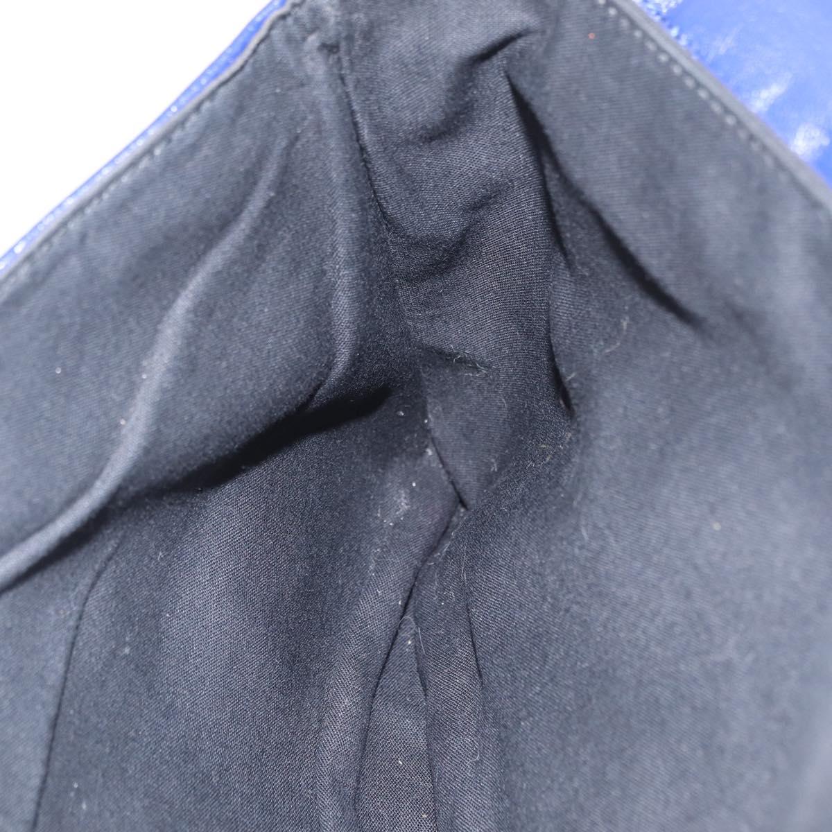 Balenciaga Classic Envelope Shoulder Bag Leather Blue 319376 Auth ep16636M