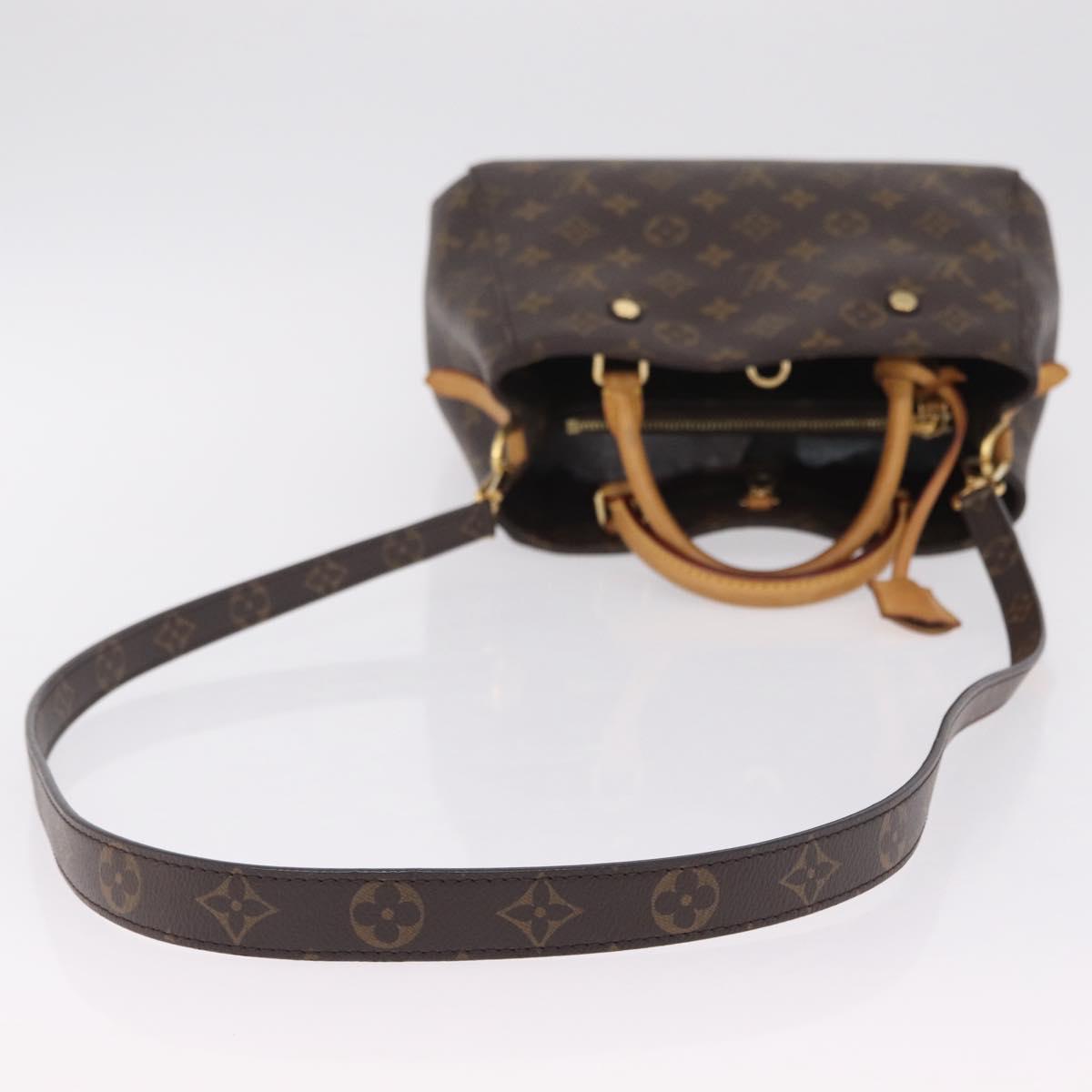 LOUIS VUITTON Monogram Montaigne BB Hand Bag 2way M41055 LV Auth ep16643V