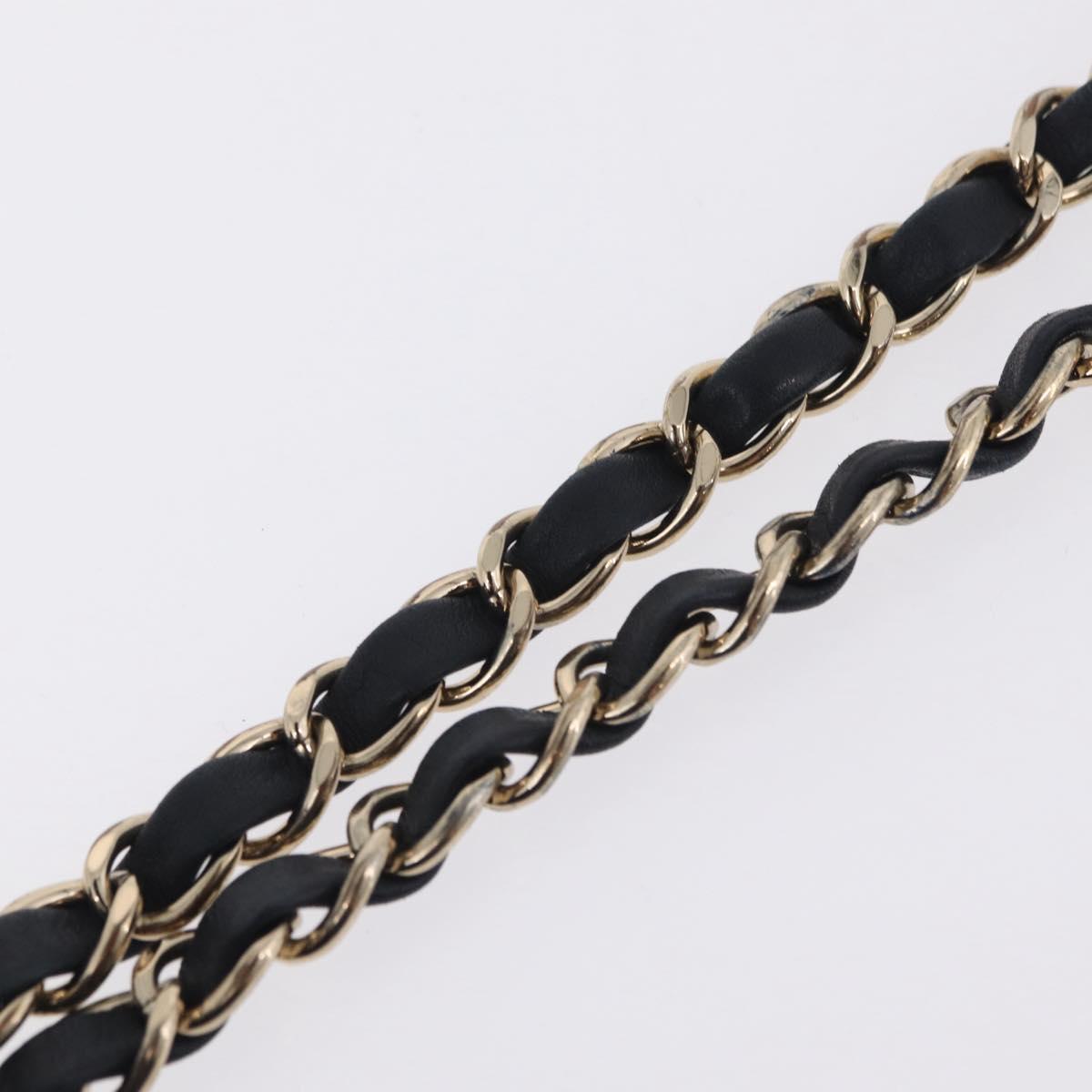 CHANEL Chain Shoulder Bag Knit Purple Gold Tone Paris-Hamburg Auth ep16644SAM
