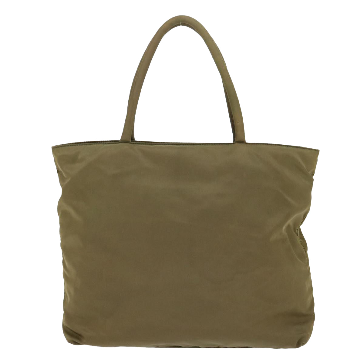 PRADA Hand Bag Nylon Khaki Auth ep1665