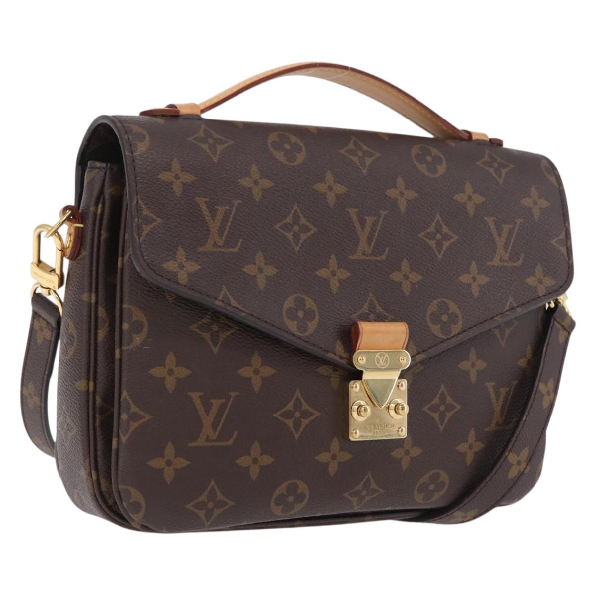 LOUIS VUITTON Monogram Pochette Metis MM Hand Bag M44875 LV Auth ep16651M