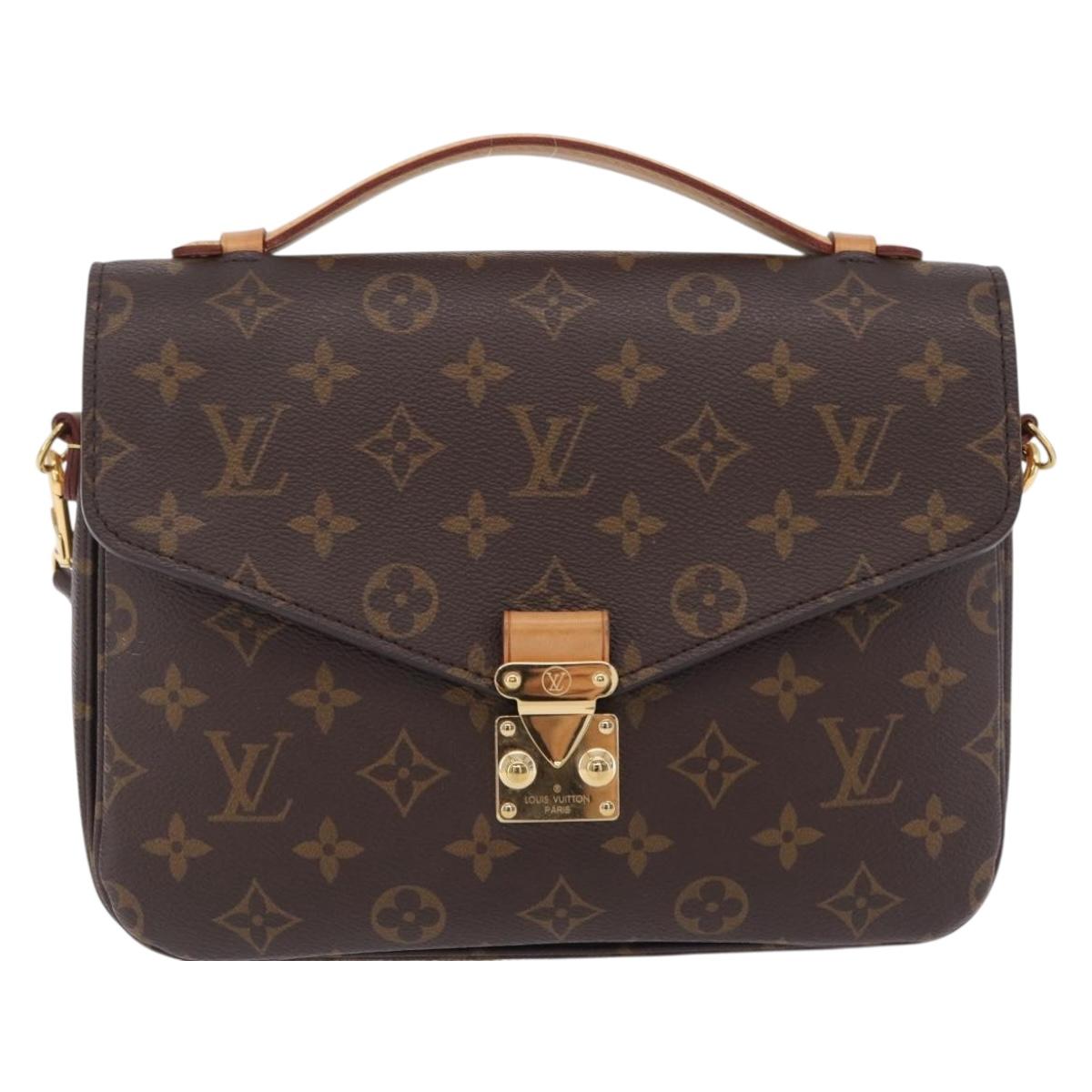 LOUIS VUITTON Monogram Pochette Metis MM Hand Bag M44875 LV Auth ep16651M