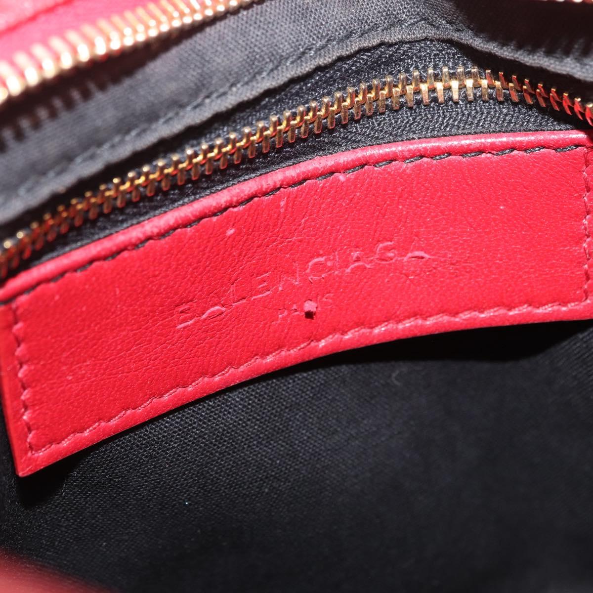 Balenciaga Classic Metal Edge Mini City Hand Bag Leather 390160 Auth ep16663M