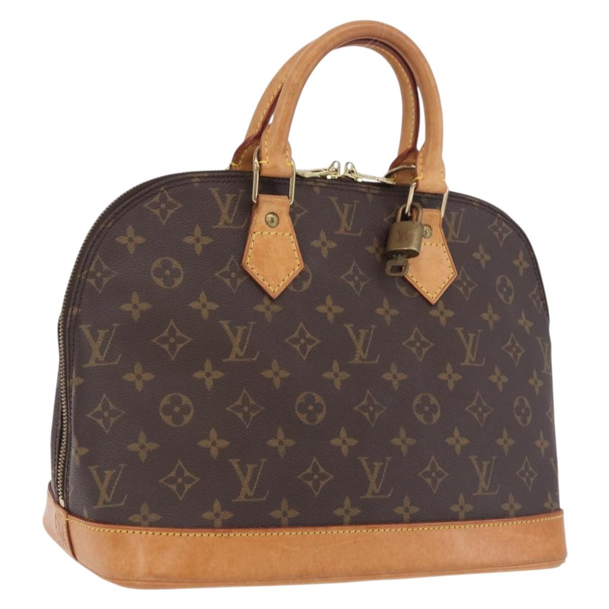 LOUIS VUITTON Monogram Alma Hand Bag M51130 LV Auth ep16670A