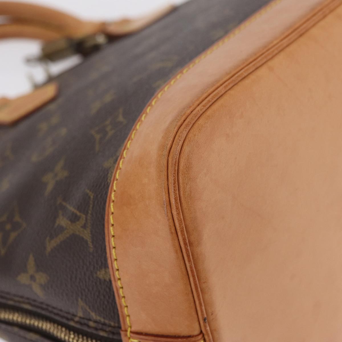 LOUIS VUITTON Monogram Alma Hand Bag M51130 LV Auth ep16670A
