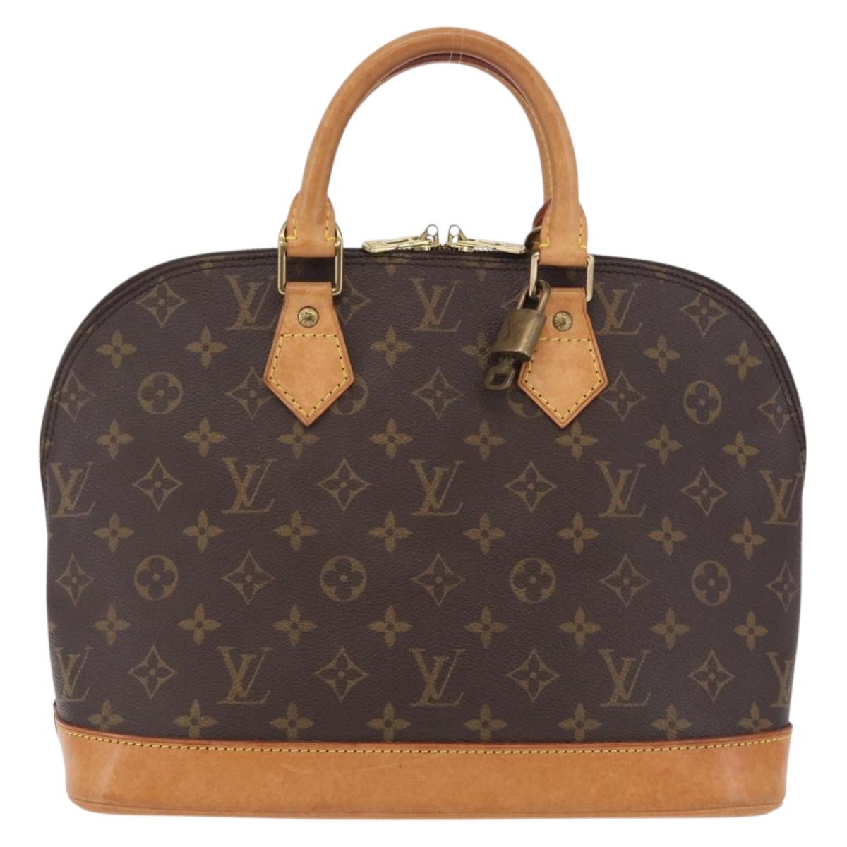 LOUIS VUITTON Monogram Alma Hand Bag M51130 LV Auth ep16670A