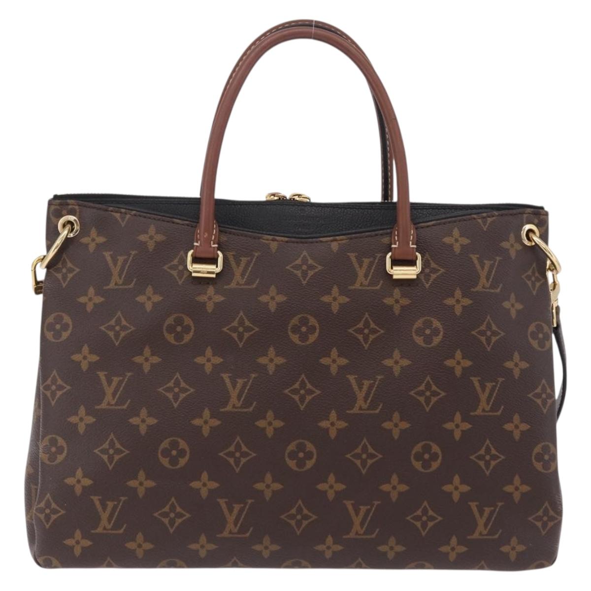 LOUIS VUITTON Monogram Pallas MM Hand Bag M41064 LV Auth ep16679M
