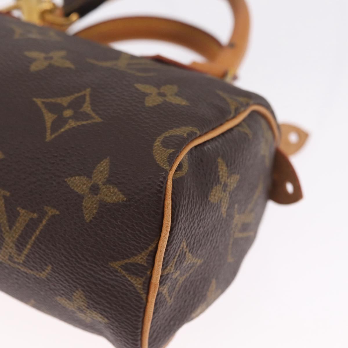 LOUIS VUITTON Monogram Mini Speedy Hand Bag M41534 LV Auth ep16682V