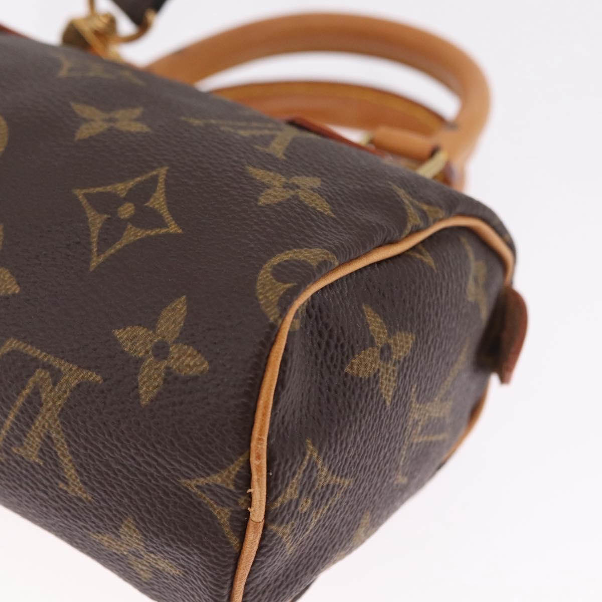 LOUIS VUITTON Monogram Mini Speedy Hand Bag M41534 LV Auth ep16682V