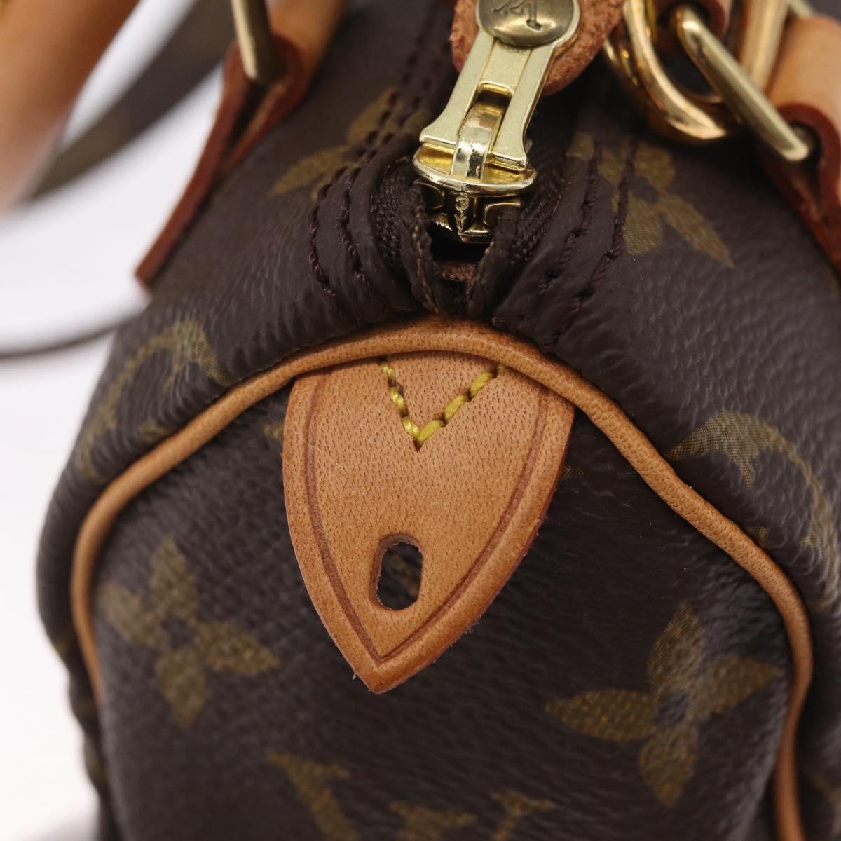 LOUIS VUITTON Monogram Mini Speedy Hand Bag M41534 LV Auth ep16682V