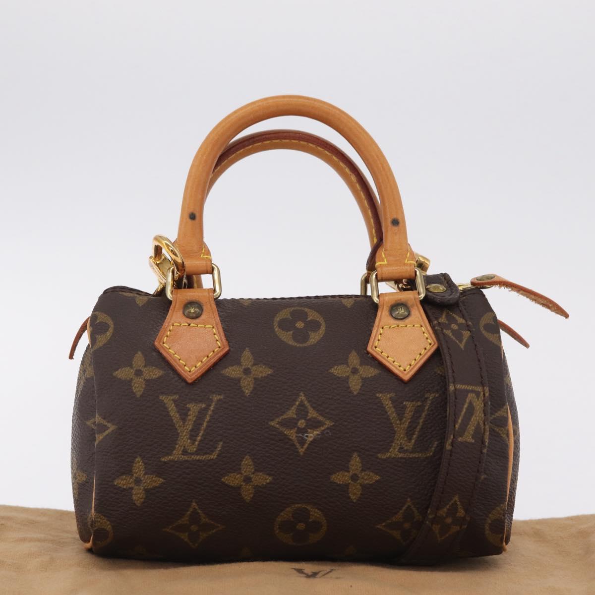 LOUIS VUITTON Monogram Mini Speedy Hand Bag M41534 LV Auth ep16682V