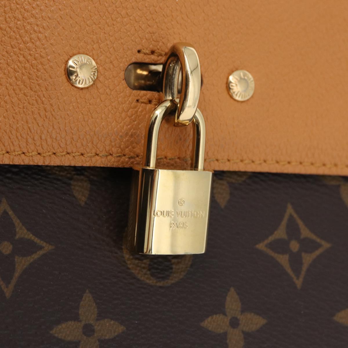 LOUIS VUITTON Monogram Venus Hand Bag 2way Beige M43450 LV Auth ep16683M