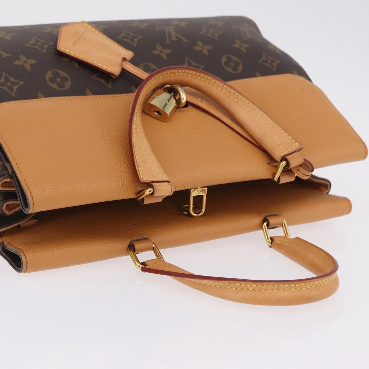 LOUIS VUITTON Monogram Venus Hand Bag 2way Beige M43450 LV Auth ep16683M