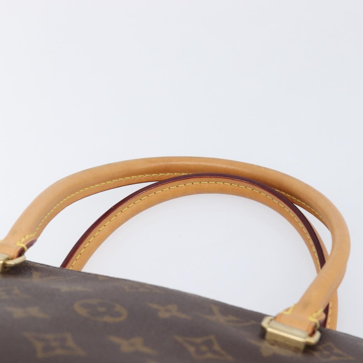 LOUIS VUITTON Monogram Pallas MM Hand Bag 2way Red M41175 LV Auth ep16689A