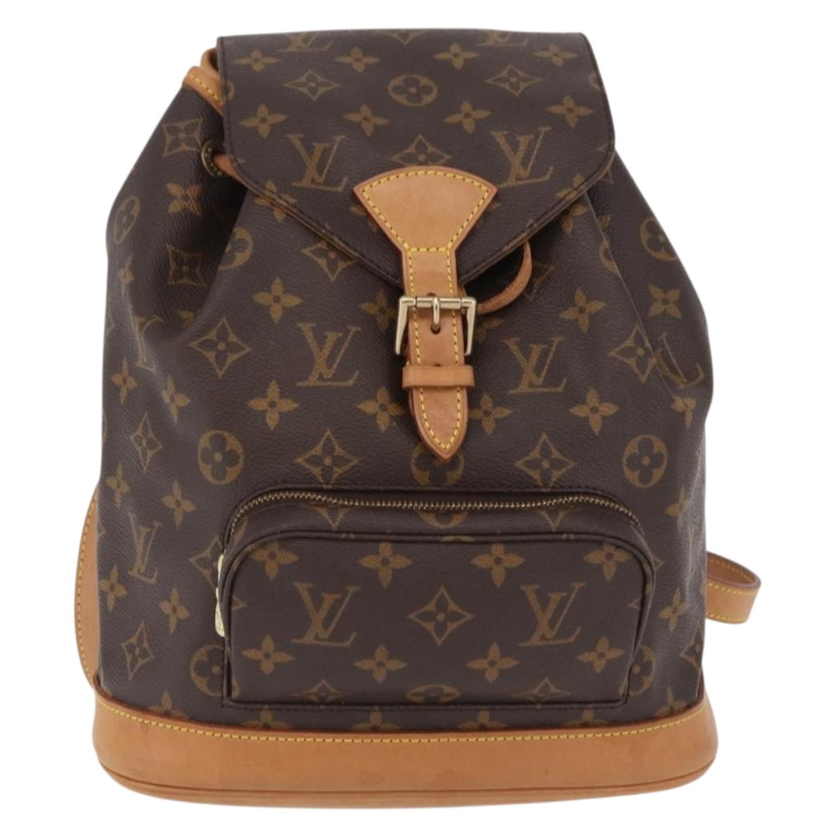 LOUIS VUITTON Monogram Montsouris MM Backpack M51136 LV Auth ep16694A