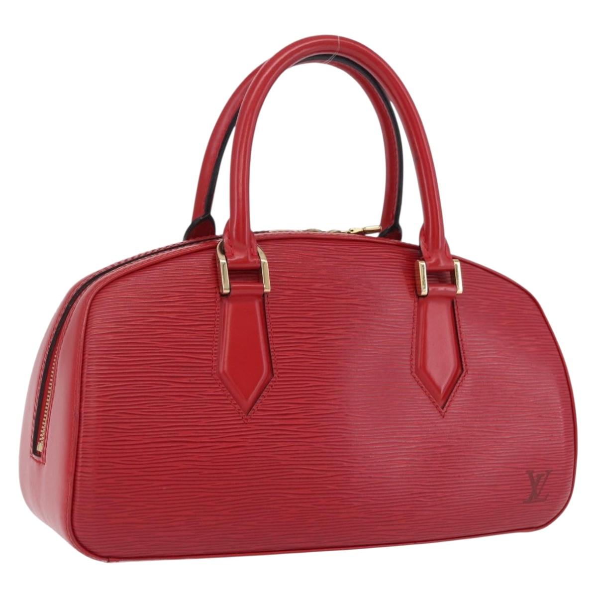 LOUIS VUITTON Epi Jasmine Hand Bag Red M52087 LV Auth ep16704V