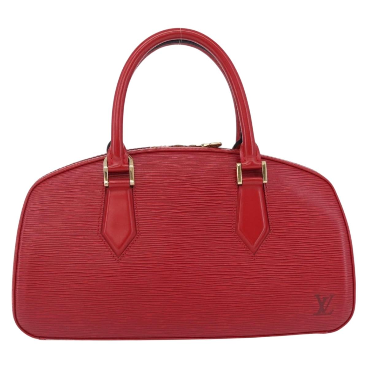 LOUIS VUITTON Epi Jasmine Hand Bag Red M52087 LV Auth ep16704V