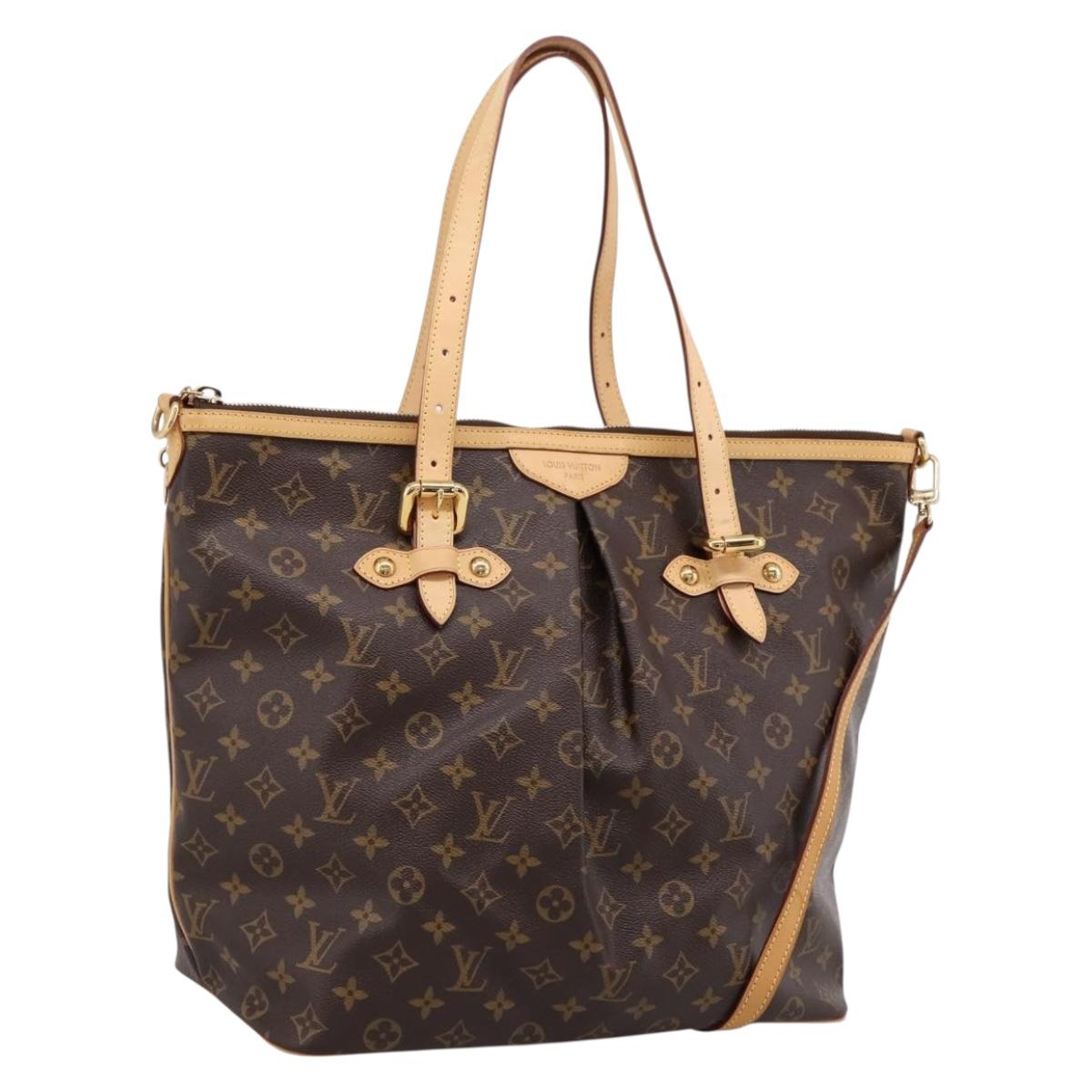 LOUIS VUITTON Monogram Palermo PM Tote Bag M40145 LV Auth ep16708V