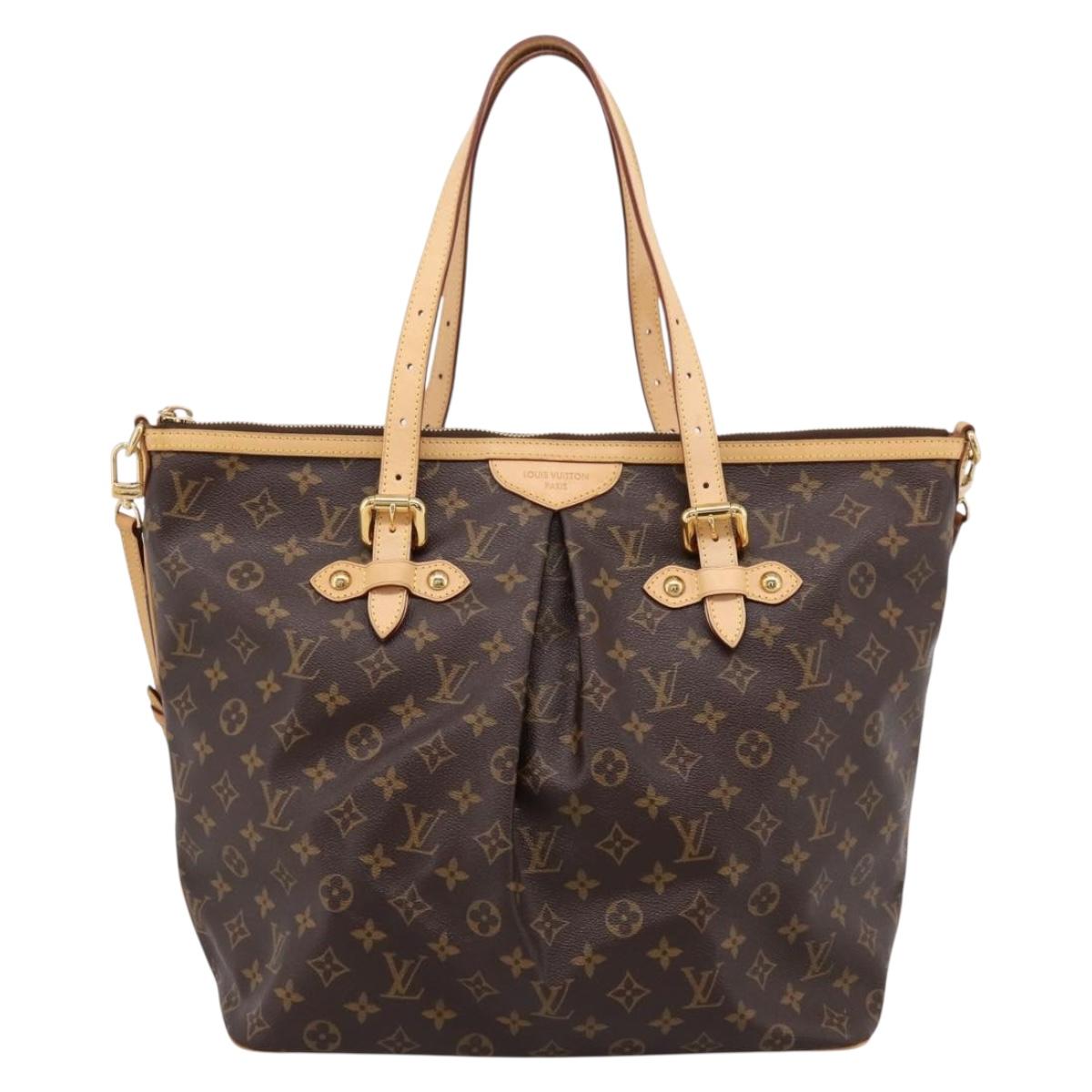 LOUIS VUITTON Monogram Palermo PM Tote Bag M40145 LV Auth ep16708V