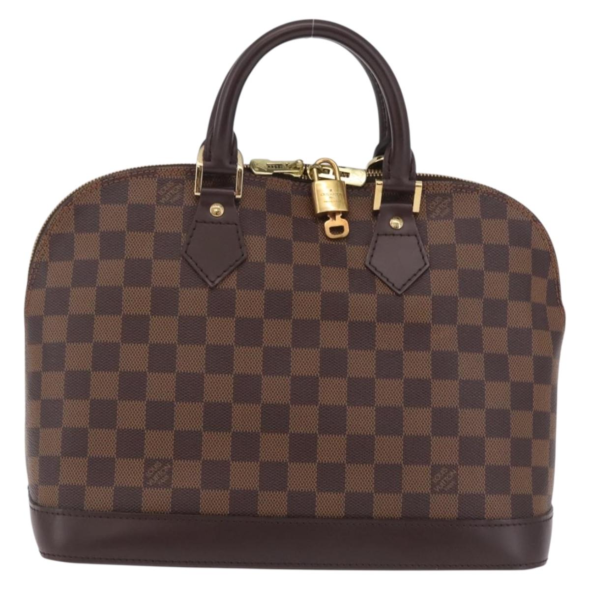 LOUIS VUITTON Damier Ebene Alma Hand Bag N51131 LV Auth ep16709SAV
