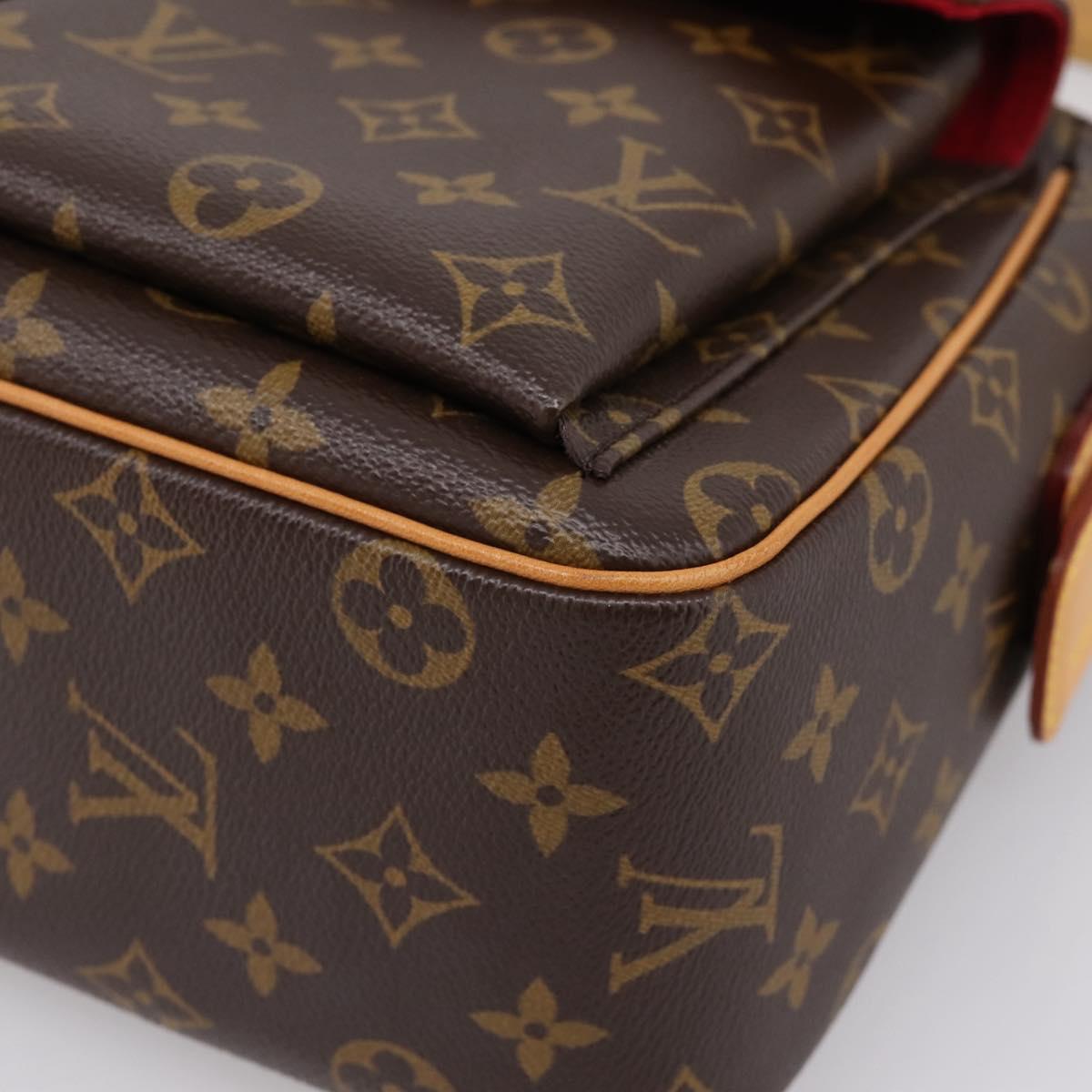 LOUIS VUITTON Monogram Viva Cite GM Shoulder Bag M51163 LV Auth ep16710SAV