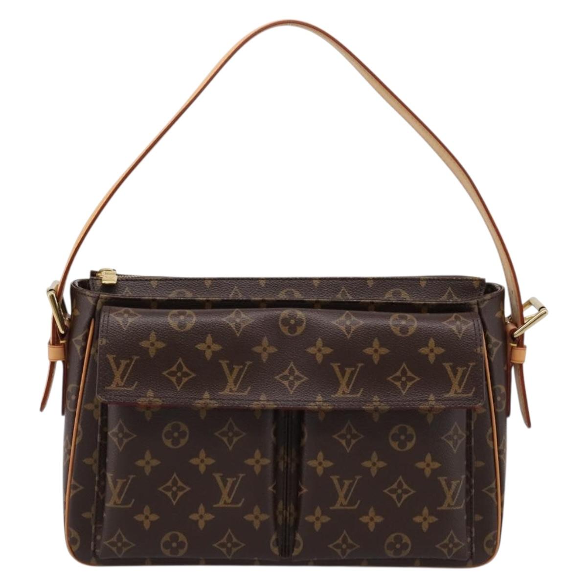 LOUIS VUITTON Monogram Viva Cite GM Shoulder Bag M51163 LV Auth ep16710SAV