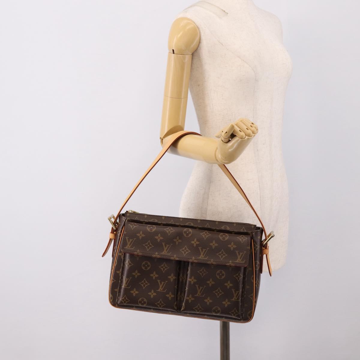 LOUIS VUITTON Monogram Viva Cite GM Shoulder Bag M51163 LV Auth ep16710SAV