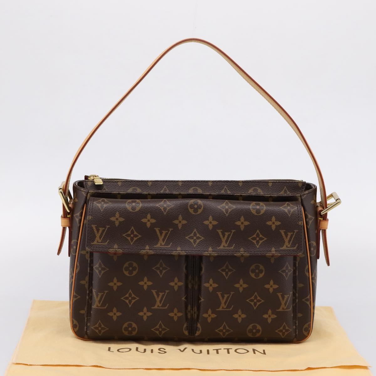 LOUIS VUITTON Monogram Viva Cite GM Shoulder Bag M51163 LV Auth ep16710SAV