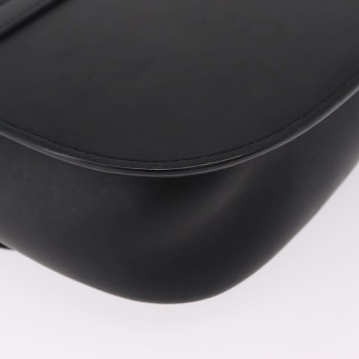 Saint Laurent Kaia Small Satchel Shoulder Bag Leather Black 634818 Auth ep16716V
