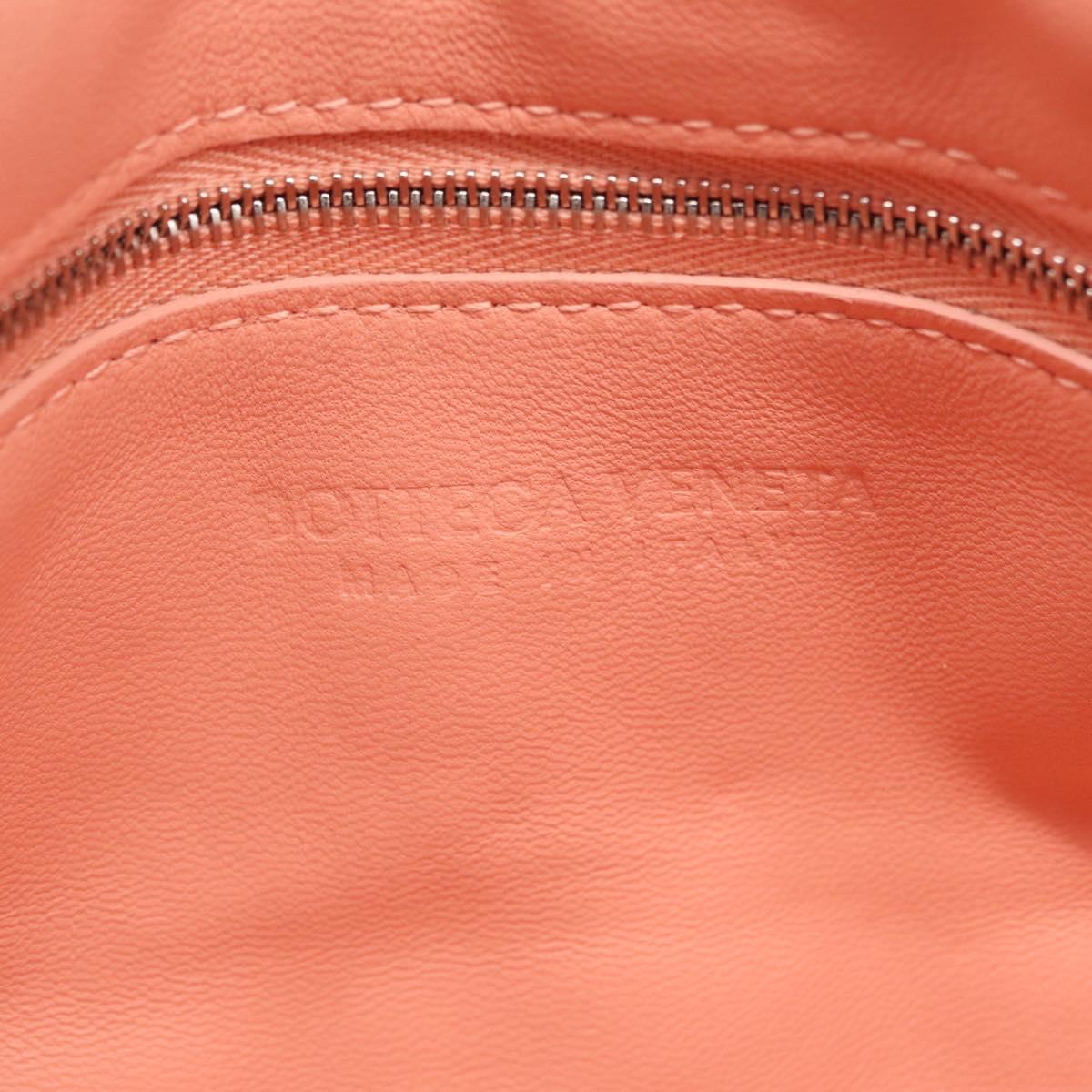 Bottega Veneta MAXI INTRECCIATO Padded Cassette Bag Leather Pink Auth ep16717M