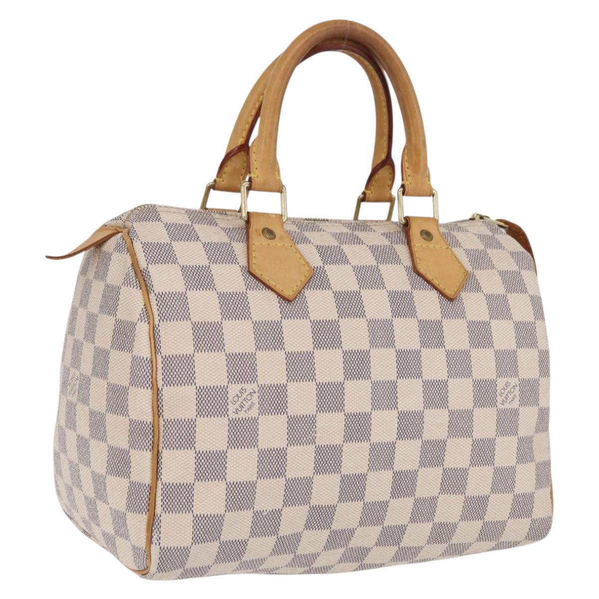 LOUIS VUITTON Damier Azur Speedy 25 Hand Bag N41534 LV Auth ep16724V