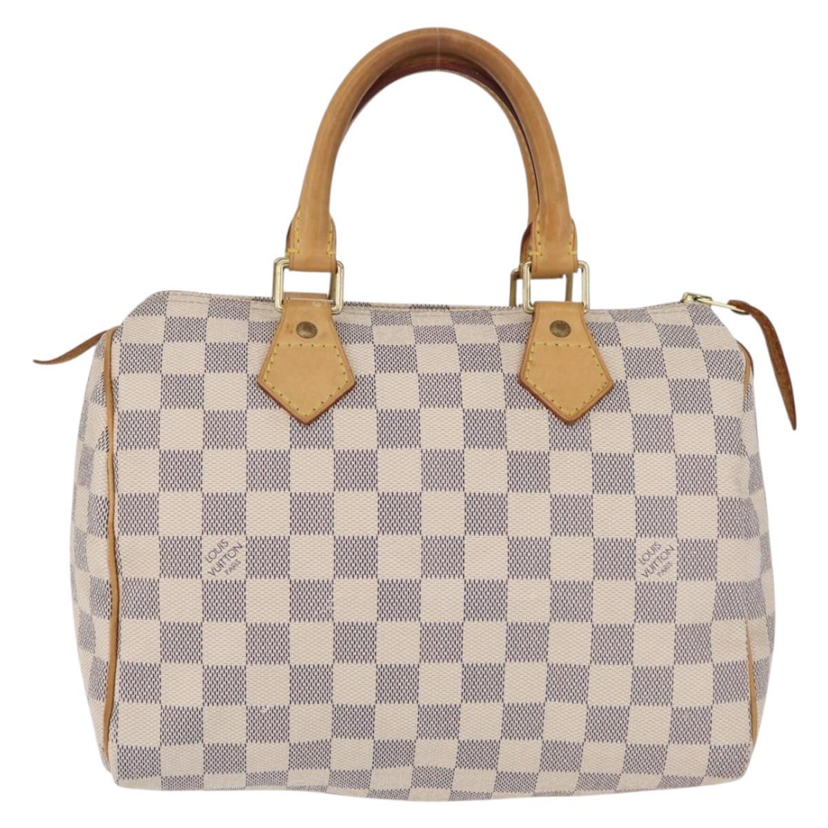 LOUIS VUITTON Damier Azur Speedy 25 Hand Bag N41534 LV Auth ep16724V