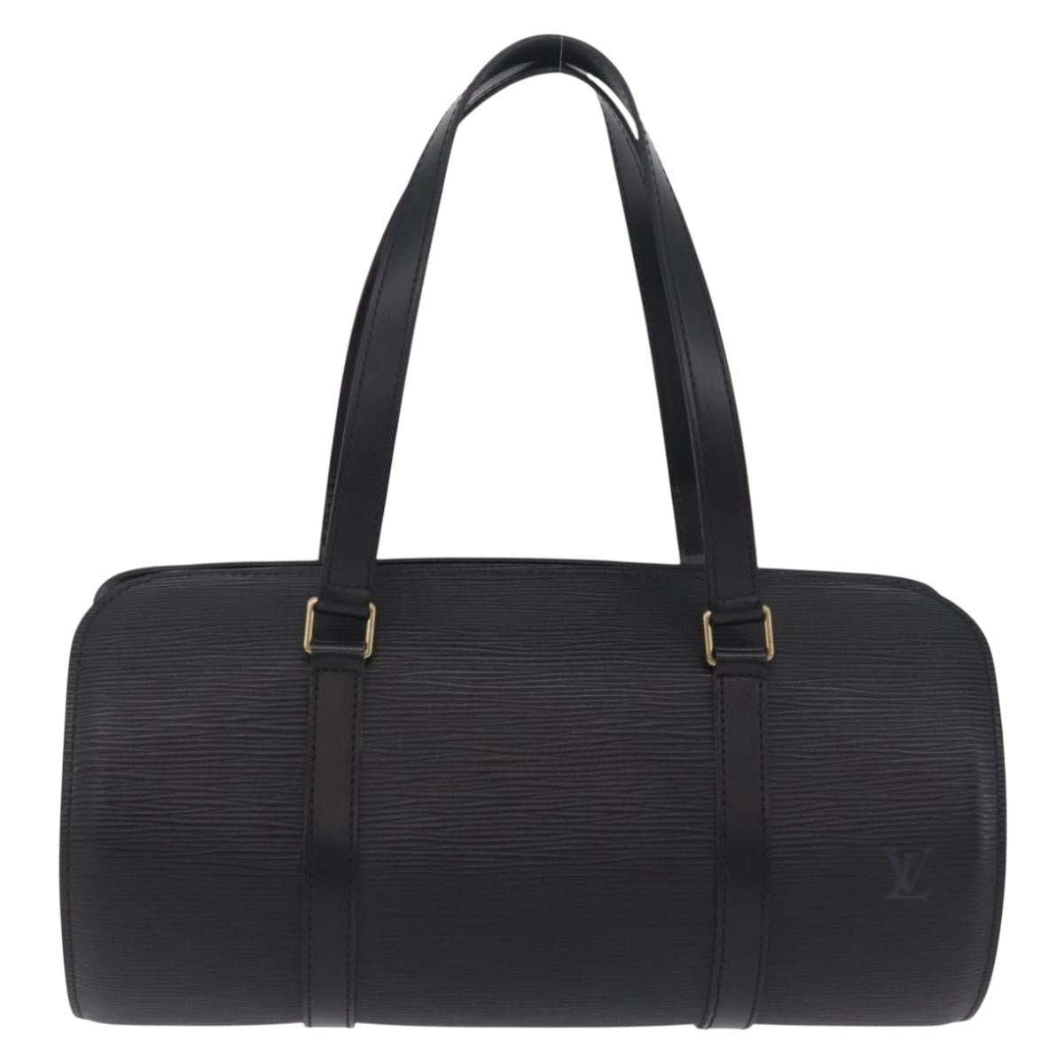 LOUIS VUITTON Epi Soufflot Hand Bag Black M52222 LV Auth ep16735V