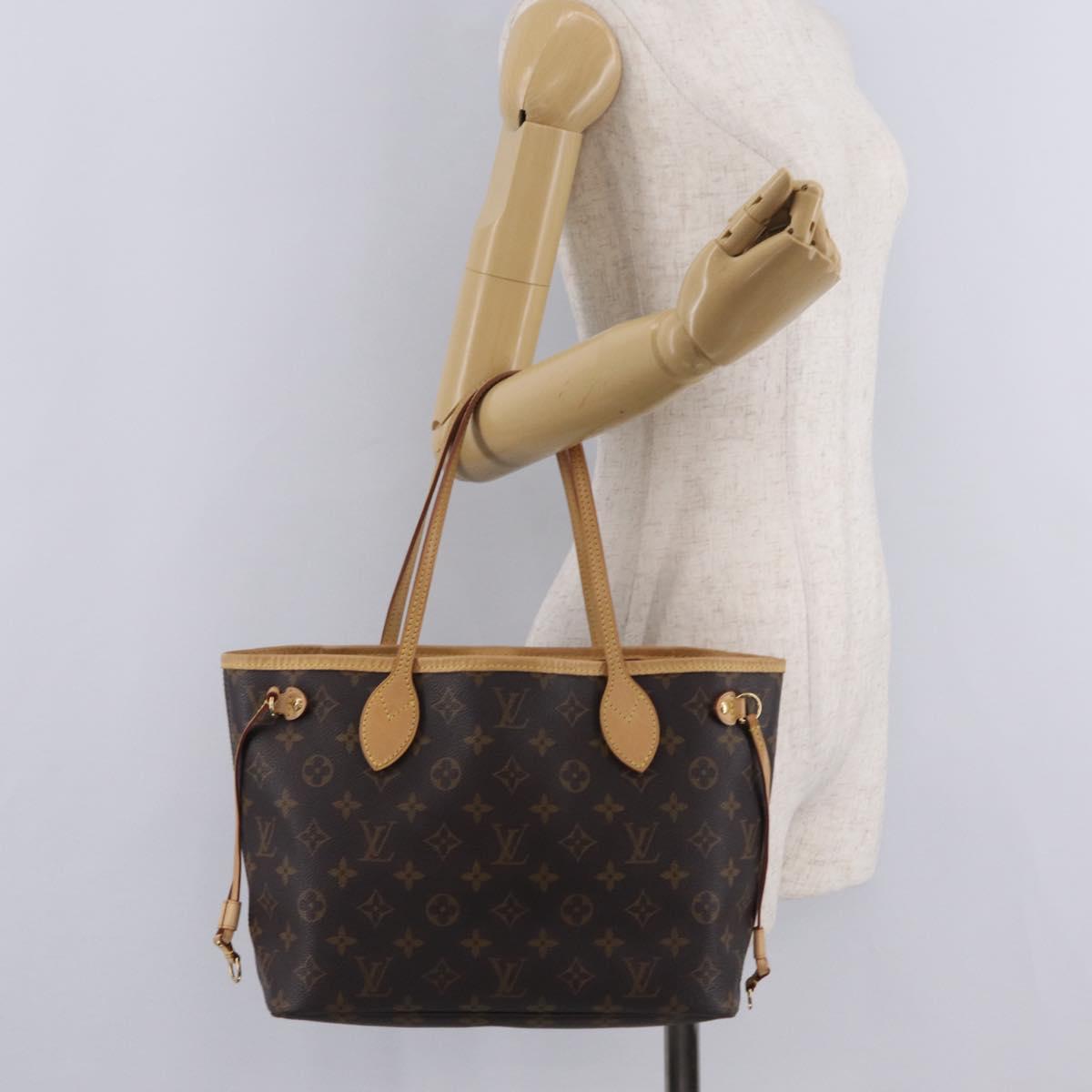 LOUIS VUITTON Monogram Neverfull PM Tote Bag M40155 LV Auth ep16736V