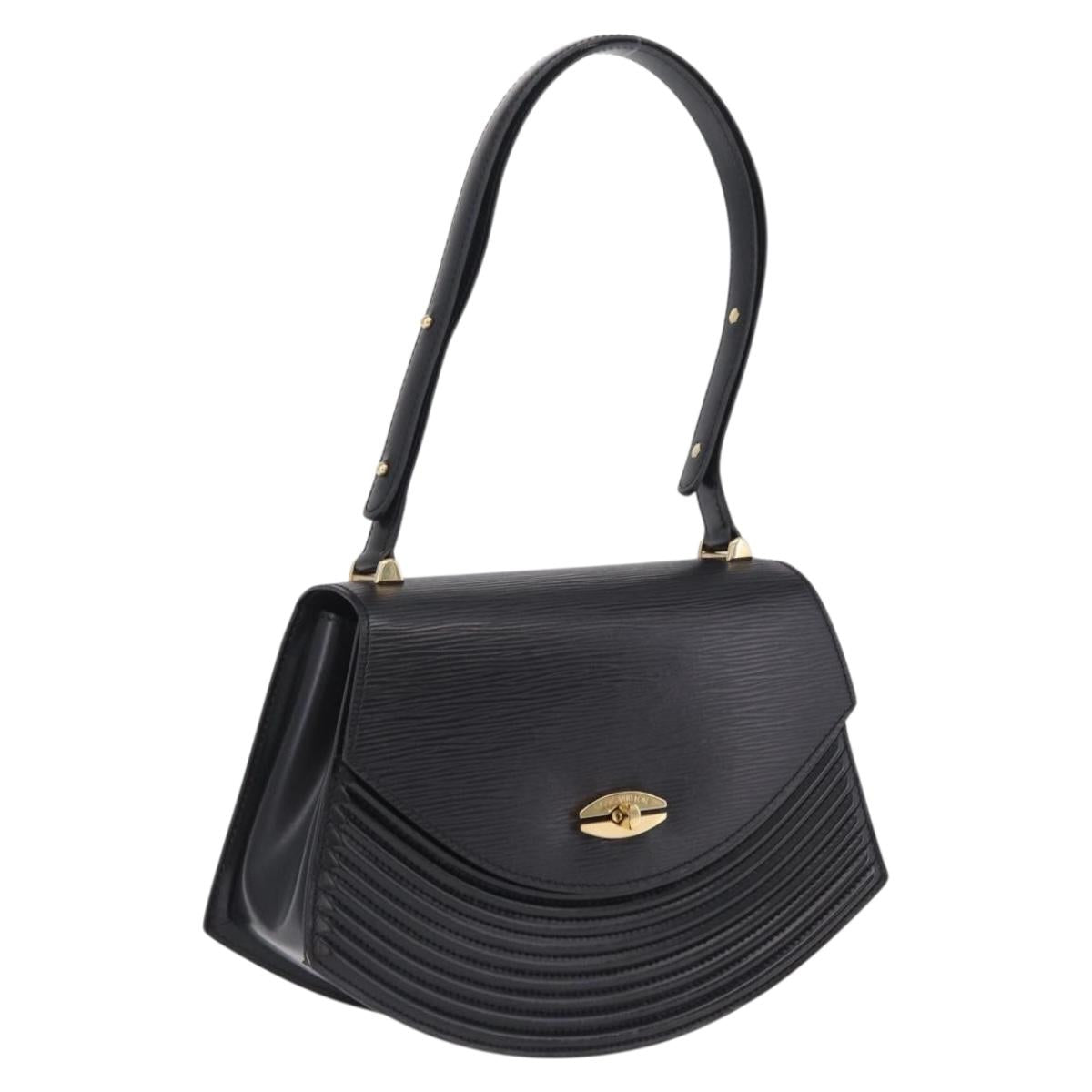 LOUIS VUITTON Epi Tilsitt Hand Bag Black M52482 LV Auth ep16744A