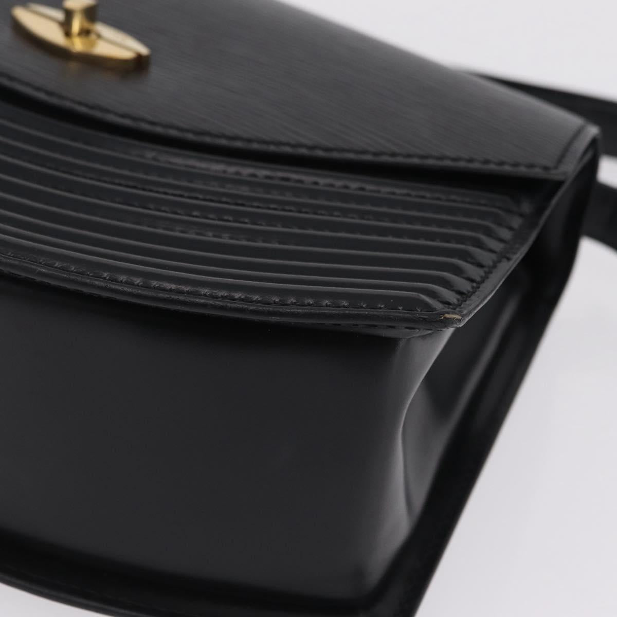 LOUIS VUITTON Epi Tilsitt Hand Bag Black M52482 LV Auth ep16744A