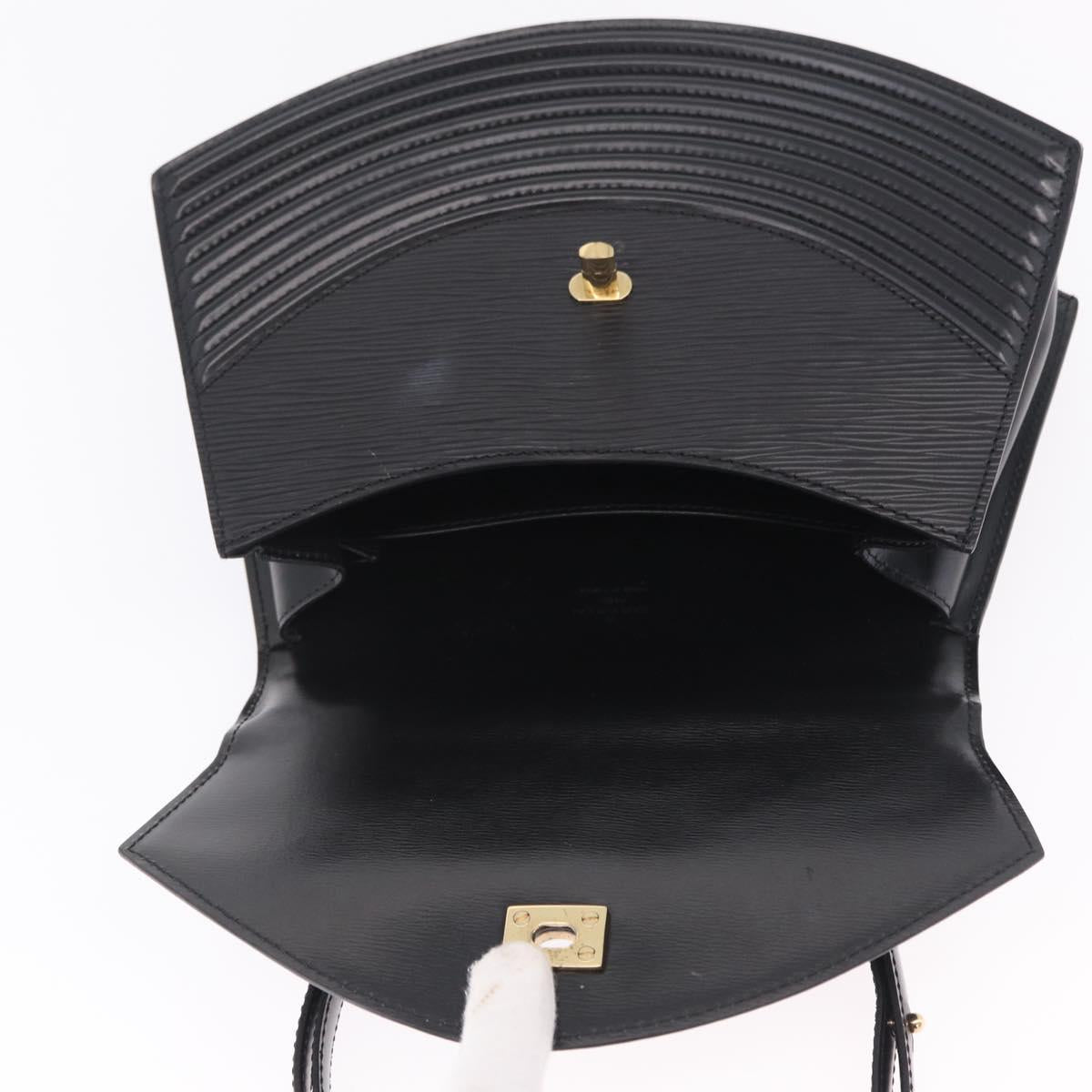 LOUIS VUITTON Epi Tilsitt Hand Bag Black M52482 LV Auth ep16744A