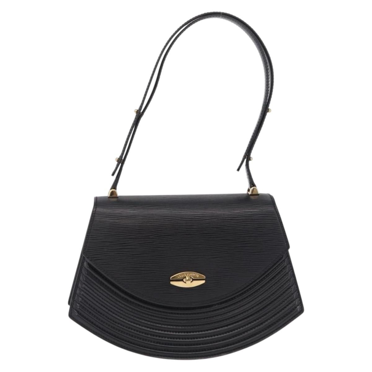LOUIS VUITTON Epi Tilsitt Hand Bag Black M52482 LV Auth ep16744A