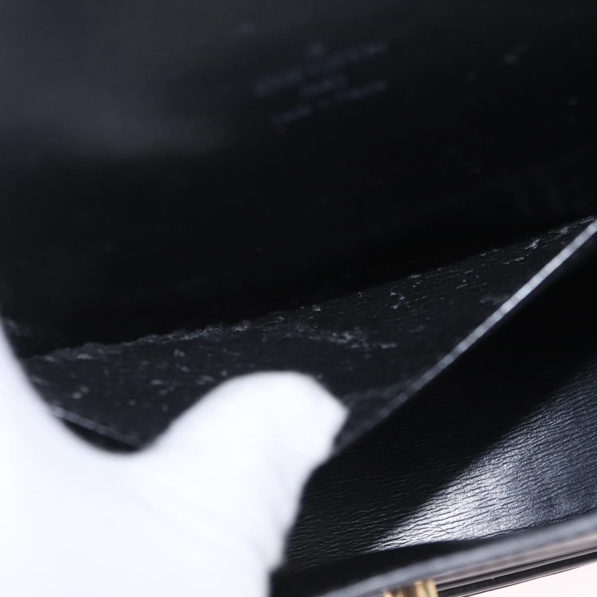 LOUIS VUITTON Epi Tilsitt Hand Bag Black M52482 LV Auth ep16744A