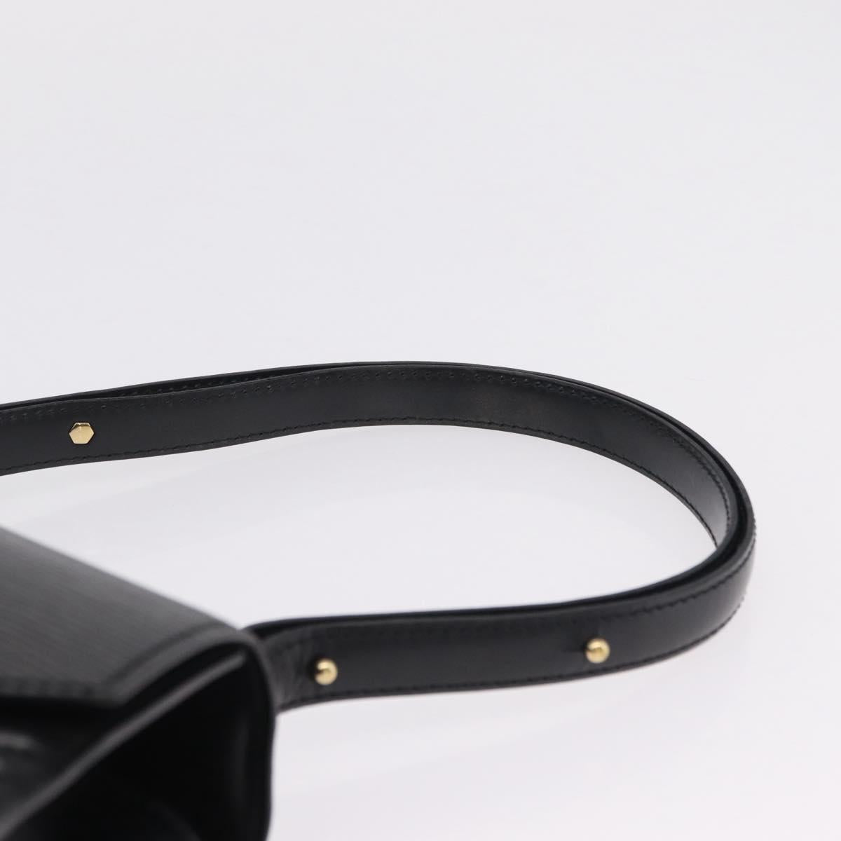 LOUIS VUITTON Epi Tilsitt Hand Bag Black M52482 LV Auth ep16744A