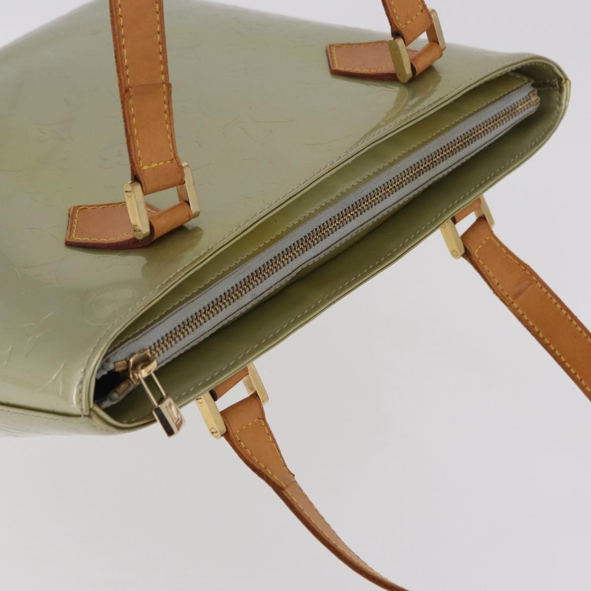 LOUIS VUITTON Monogram Vernis Houston Hand Bag Gris M91053 LV Auth ep16746