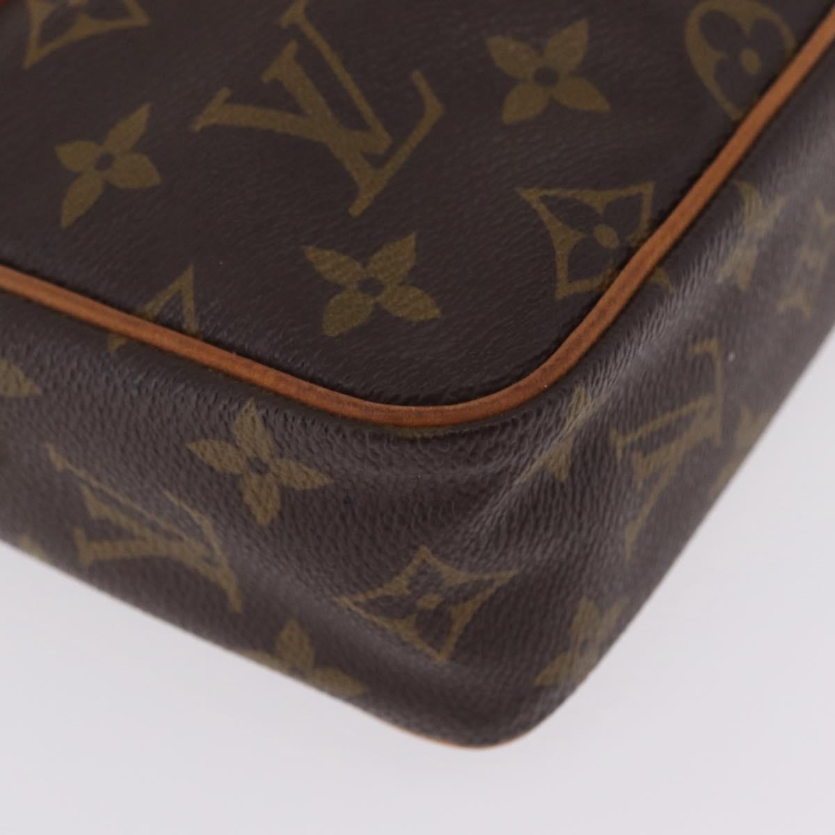 LOUIS VUITTON Monogram Compiegne 23 Clutch Bag M51847 LV Auth ep16750A